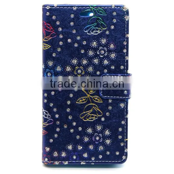 Hot Selling PU Leather Phone Case Peacock Pattern Case Flip Leather Case for Wiko Rainbow photo-4