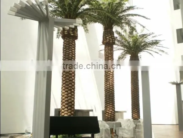 Home Garden Edging Decorative 5ft to 16ft Height Outdoor Artificial Green Plastic Palm Trees EDS06 0815 photo-6