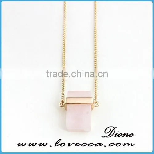 Wholesale Cheap Gemstone Necklace Gold Druzy Necklace photo-2