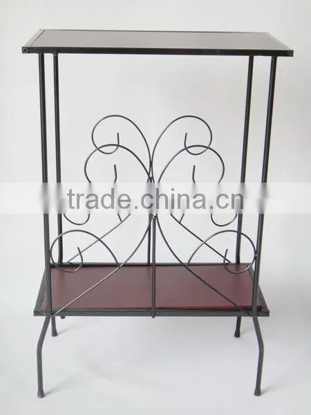 2 Tier Metal Occasional Decorative Magazine Table or Sofa Side Table photo-5