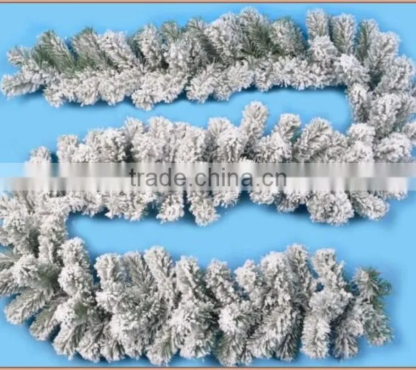 Fire Retardant Flocked Christmas Garlands photo-2