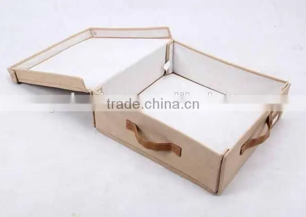 Rectangular Folding Canvas With Cover Storage Box photo-3