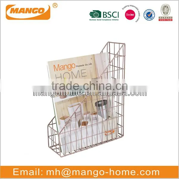 Simple Design Metal Iron Wire Mesh File Tray photo-5