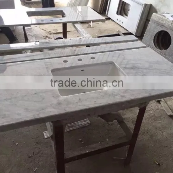 2017 New Cheap Hot Sale White Carrara White Countertop Marble Countertop photo-4