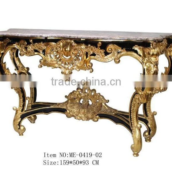 Luxury Console Table With Frame Mirror for Living Room Decor photo-6