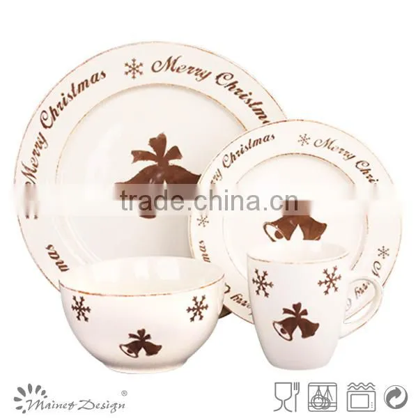 Christmas Tree Decor Christmas Ceramic Dinner Set photo-6