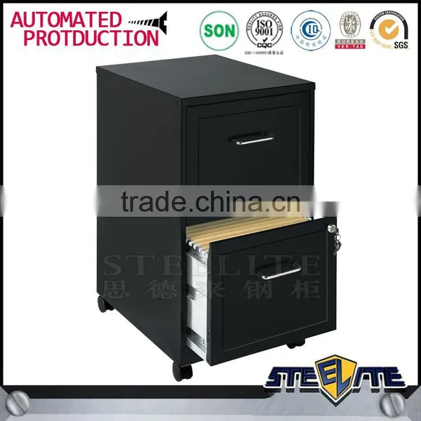 Hotel Furniture Metal Drawer Cabinet Movable Cabinet 2 Drawer Storage Cabinet photo-2