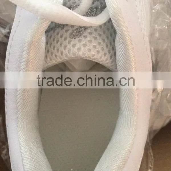 Girls White Cheerleading Dancing Shoes Pure Colored Cheer Shoes Performance Sport Dance Shoes photo-2