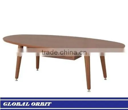 2015 Furniture Mdf Wooden/tempered Glass Coffee Table photo-4