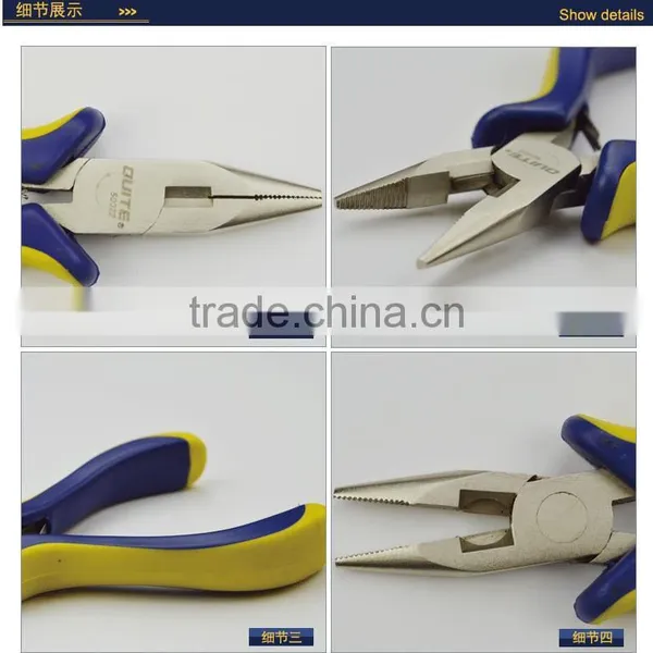 Nickel Steel 4.5" Mini Long Nose Pliers photo-4