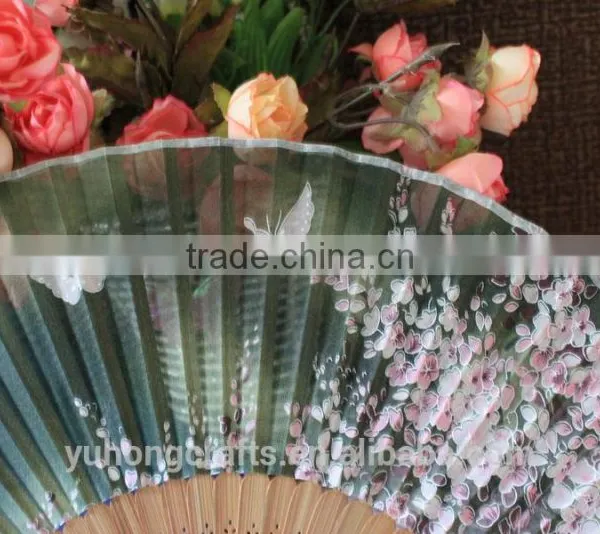 Japanese Bamboo Silk Fan Wholesale photo-2