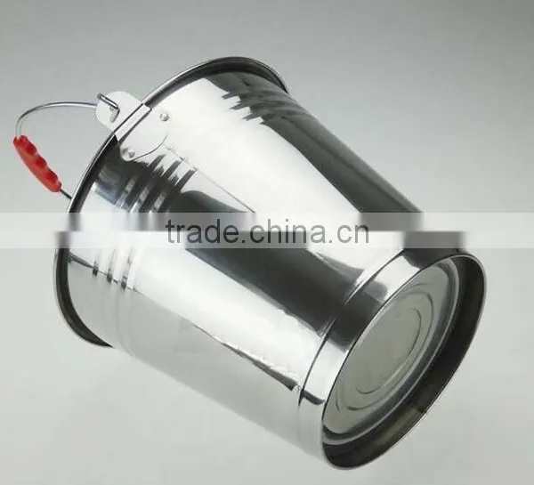 Galvanized Buckets Galvanized Pail With Handle Metal Bucket photo-2