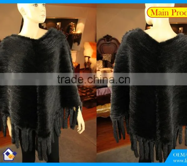 High Quality Knitted Mink Shawl photo-4