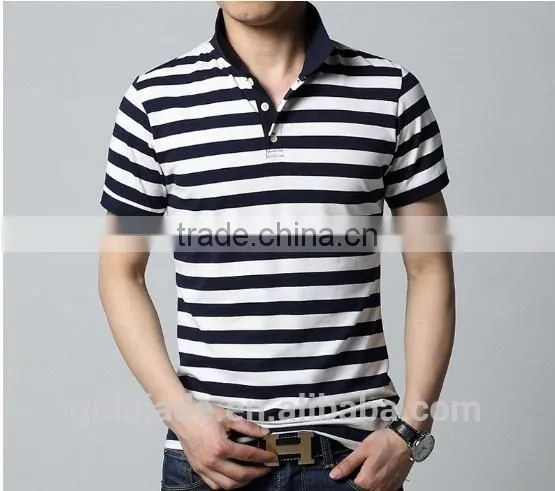 Stripe High Quality Polo Men Tshirt ,casual Men or Women Polo,couple Polo t Shirt for Sporting photo-3