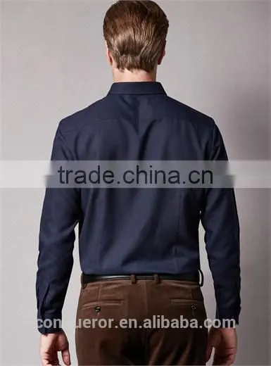New Design Blends Cotton Slim Men Shirt BSL0071 photo-2