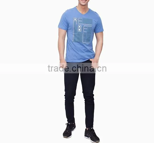 New Design of Men t Shirt, Short Sleeve, Custom T-shirt Printing photo-3