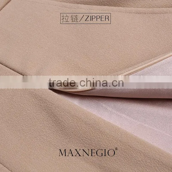 Nice Design High Quality Guangzhou Women Clothes Manufacturer Elegant Latest Fashion Casual Dress Designs 2016 photo-5