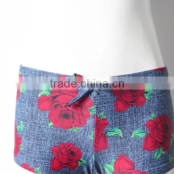 Red Rose Sexy Girl Swimwear photo-3