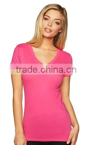 Next Level Apparel Ladies' Sporty V-Neck Tee - Made From 100% Combed Ring-spun Cotton Jersey and Comes With Your Logo. photo-2