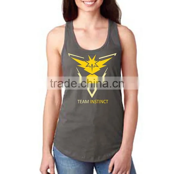 Pokemon Go Team Valor Mystic Instinct Womens Vest Shirt Blouse Tank Casual Tops photo-4