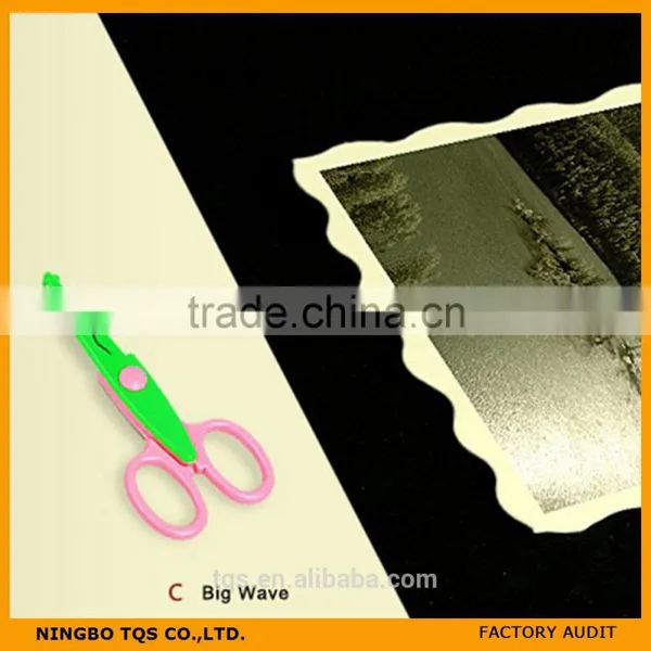 Hot Selling DIY Craft Decoration Scissors/ Big Wave Scissors for Cutting Photo photo-5