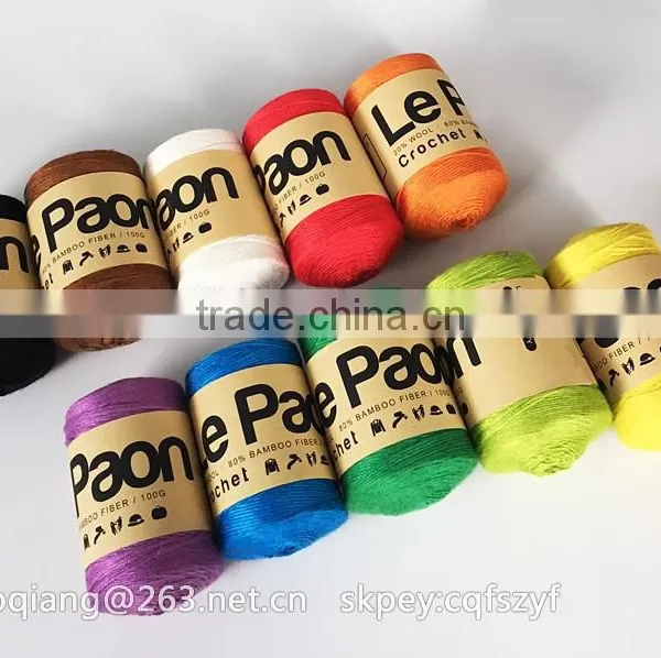 China Polyester Wool Blended Yarn photo-4