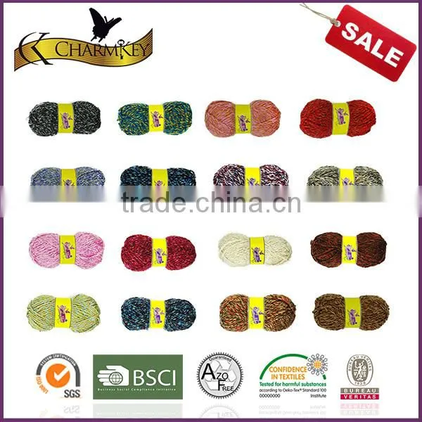 Charmkey Wholesale Hand Knitting Texture Yarn 100 Acrylic Yarn photo-4