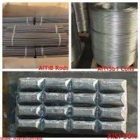 АЛЮМИНИЙ-ТИТАН 5%-БОР 1 % ALTI5B1, Grain Refiner Aluminium Master Alloys AlSi AlTi5B1