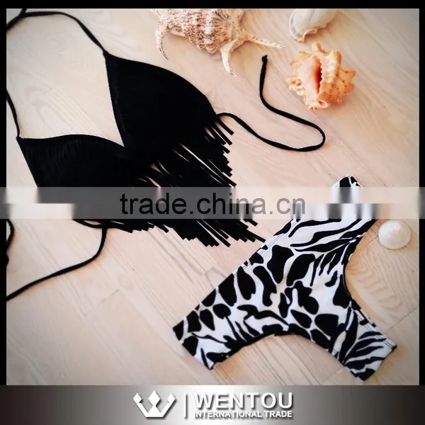 Hot Sell Womens Fringe 2 Piece Bikini photo-2