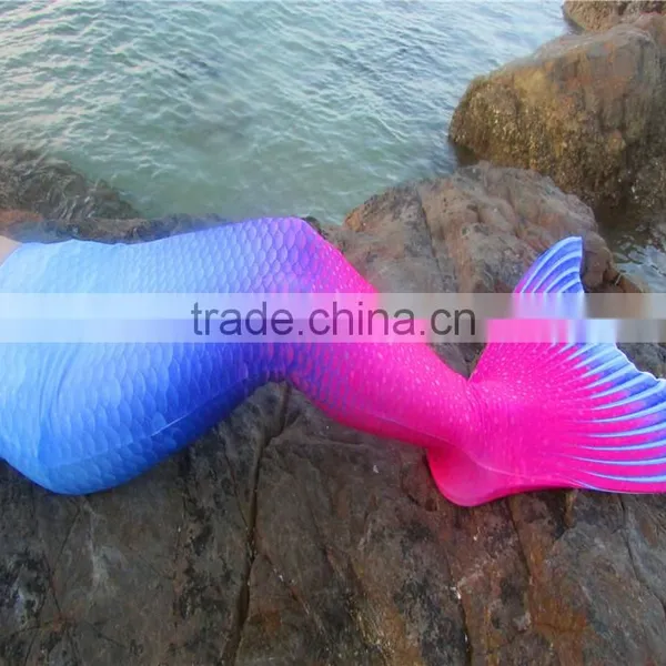 Ultra Shinny Fabric Swimmable Monofin Mermaid Tail for Swimming photo-3