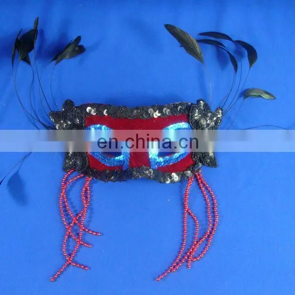 CG-PM002 Girls Party Mask Feather Mask