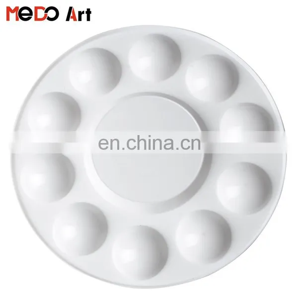 Watercolor Painting 11 Well Round Plastic Palette photo-2