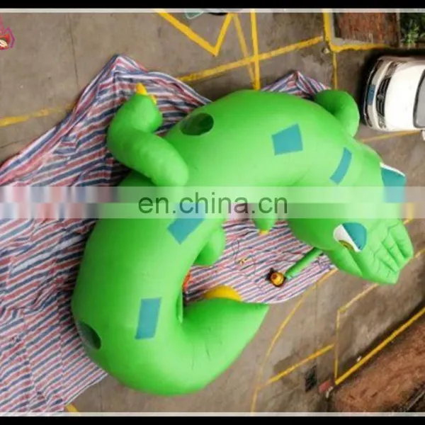 Green Pvc Tarpaulin Inflatable Channel Tunnel , Inflatable Crocodile Channel photo-3