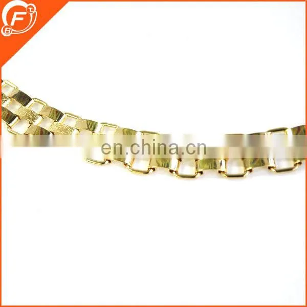 2016 Newst Fashion High Quality Imitation Gold Metal Chain Trim for Garment photo-2