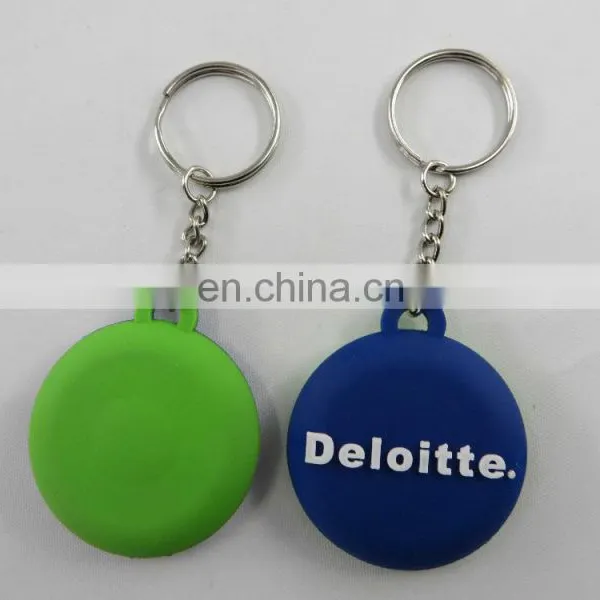 Custom Double Sides 3d Embossed Logo Pvc Keychains photo-3