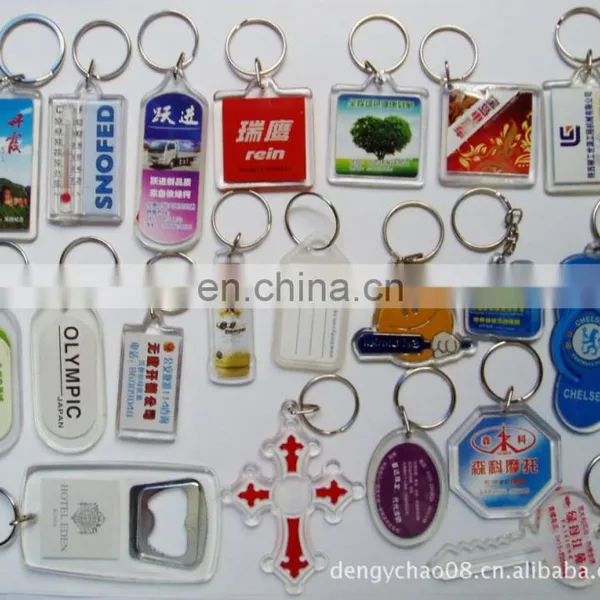 Custom Round Clear Acrylic Keychain photo-4
