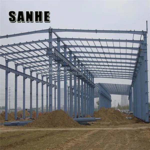 Easy installation steel structure warehouse anti-corrosion Prefabricated light steel building