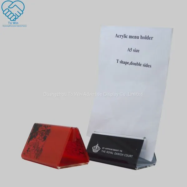 Restaurant Menu Drink Menu Holder With Waiter Call System photo-3