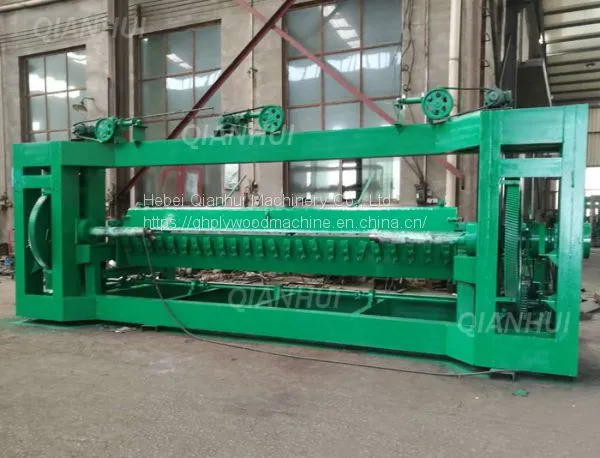 Spindle Veneer Rotary Peeling Lathe 3300m Length x φ2200mm For Face Veneer 0.2-2.6mm Pindle Veneer Lathe