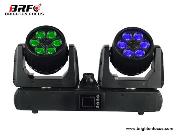 6X15W Wash Zoom Twins Moving Head Lights photo-4