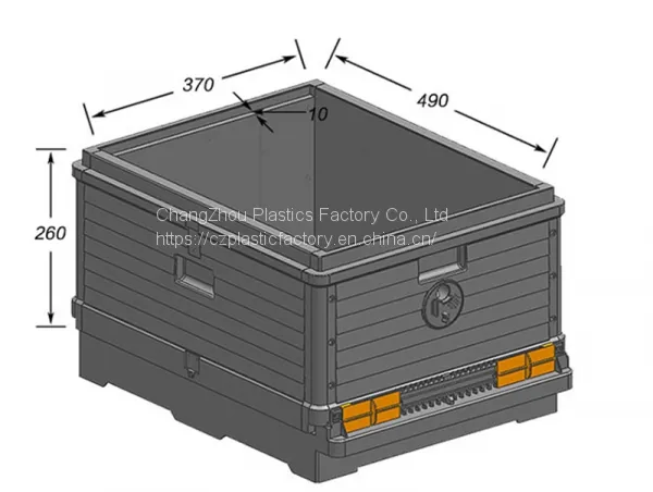 HDPE Пластиковые ульи в форме улья-челнока для пчеловодства