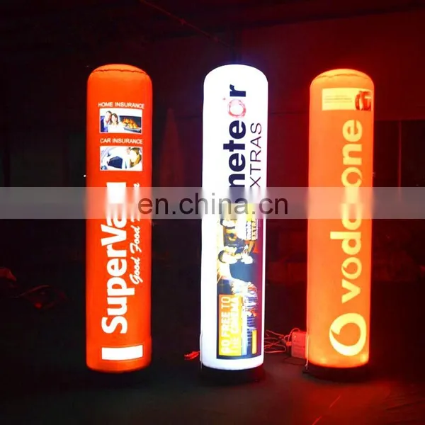 Customized Advertising Inflatable LED Lighted Tube /Inflatable Column /Inflatable Pillar For Event Decoration photo-2