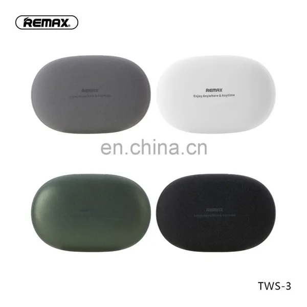 Remax TWS-3 bt Sport Portable Tws Earphones True Wireless Earbuds for Mobile Phone photo-3