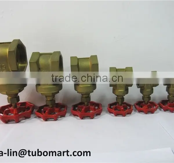 Brass Gate Valve With Brass Stem and Steel Handle of High Quality and Good Price photo-3