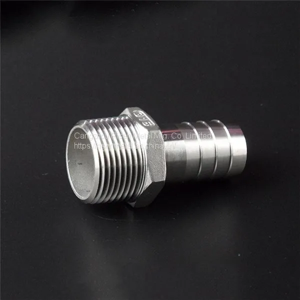 ISO4144 150lb/PN16 резьбовой шестигранный штуцер для шланга