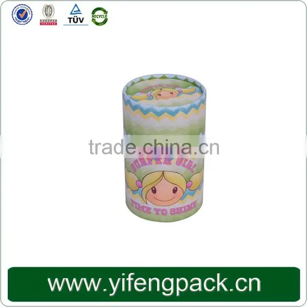 Custom Printed Cylinder Packaging Box Pretty Cardboard Round Tube Gift Box photo-4