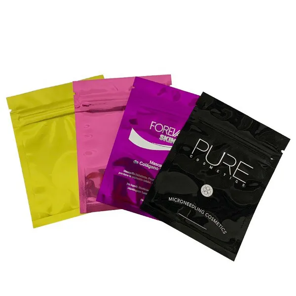 Custom Design Logo Print Plastic Bags With Zipper For Spices photo-5