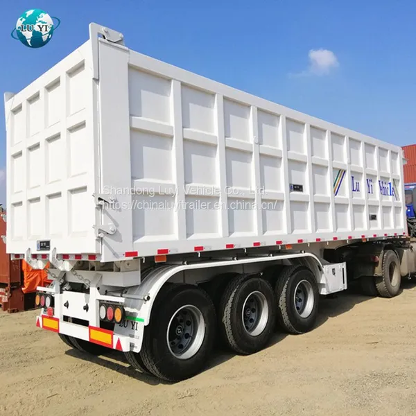 3 Axle Square Dump Trailer photo-3