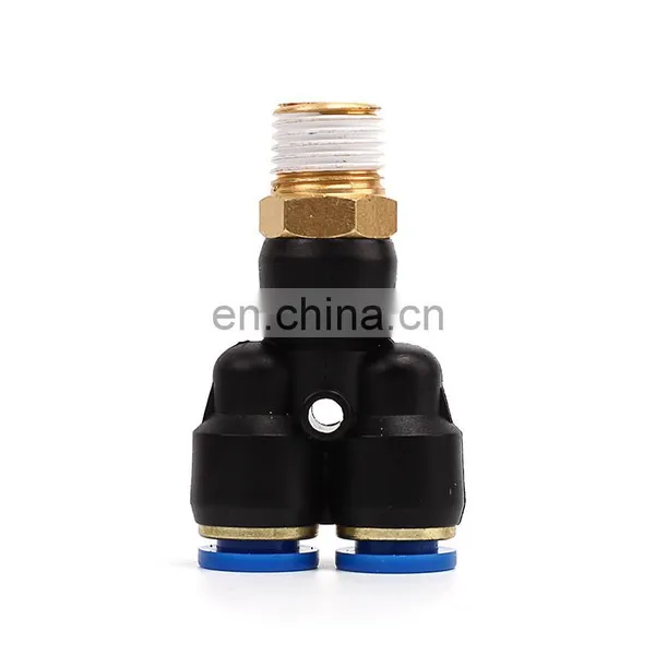 Manufacturer Wholesale SNS SPLL Series Pneumatic Elbow Male Thread Quick Connect Pipe Fittings Tube Joints photo-2