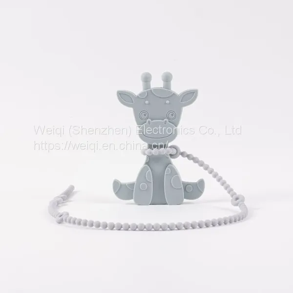 Animal Giraffe Baby Teether Baby Toys Food Grade Silicone BPA Free photo-3